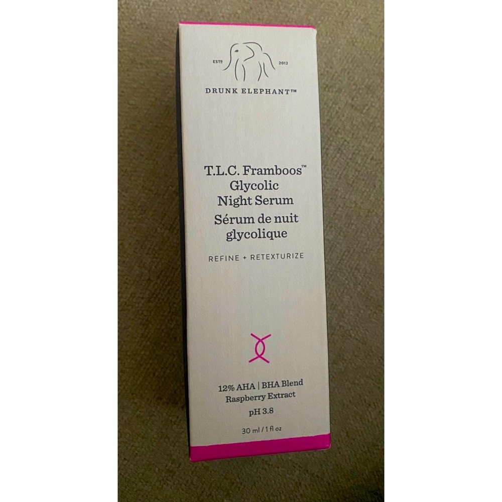 NIB Dunk Elephant T.L.C. Framboos Glycolic Night Serum 💖